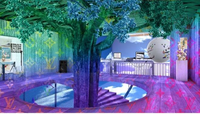 路易威登与耐克联名“空军1号”球鞋展览