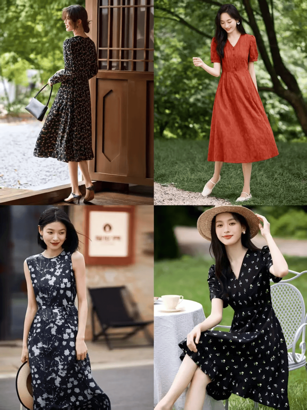 春夏裙子，女人要拥有的4条裙子！！